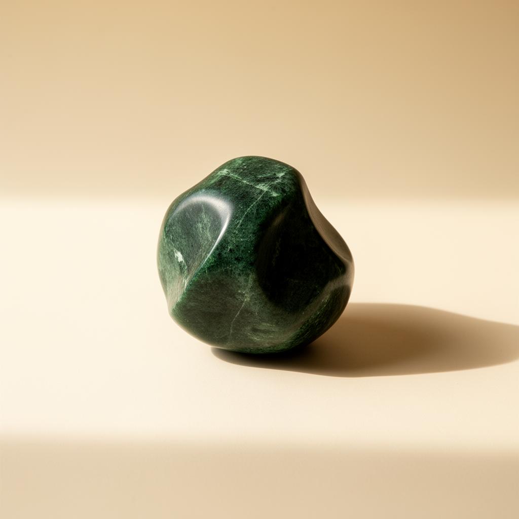 Objeto escultural em jade — metáfora visual da Agência Noble